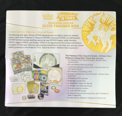 BRILLIANT STARS Pokemon Center Elite Trainer Box Sword & Shield SEALED ETB - Image 4
