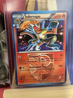 Pokemon TCG Infernape Plasma Storm 17/135 Team Plasma Stage 2 130 HP Regular EN - Image 1