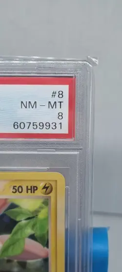 2003 PSA 8 Plusle Holo Rare #8 WOTC Pokemon TCG EX Dragon E Reader Eseries SLAB - Image 4