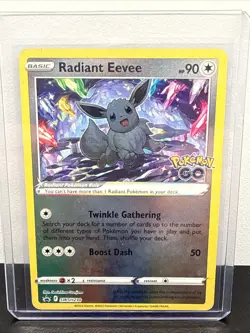 Pokemon Go TCG Radiant Eevee Black Star Promo SWSH230 - Image 1