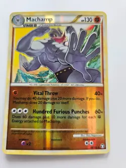 Pokemon Machamp Reverse Holo HS Triumphant 26/102 LP - Image 1