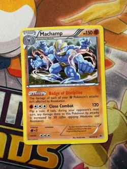 Pokemon TCG Machamp Plasma Blast 49/101 Holo Cosmos Holo Rare Holo Rare - Image 1