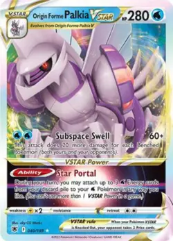 Origin Forme Palkia VSTAR Astral Radiance Pokemon TCG 040/189 Holo Ultra Rare ࿊ - Image 1