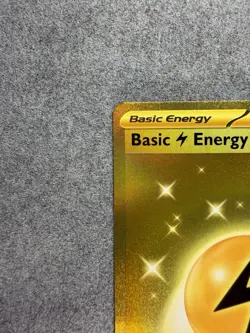 Pokemon Basic Lightning Energy 257/198 SV01 Secret Rare Gold Foil Holo English - Image 2