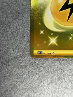 Pokemon Basic Lightning Energy 257/198 SV01 Secret Rare Gold Foil Holo English - Image 4