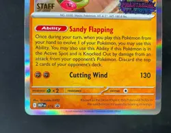 Flygon Pokemon Phantasmal Flames Staff Promo #016 - Image 4