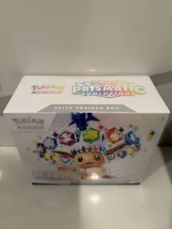 Pokemon TCG Scarlet & Violet Prismatic Evolutions Elite Trainer Box Eevee Promo - Image 2