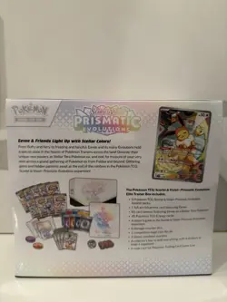 Pokemon TCG Scarlet & Violet Prismatic Evolutions Elite Trainer Box Eevee Promo - Image 3