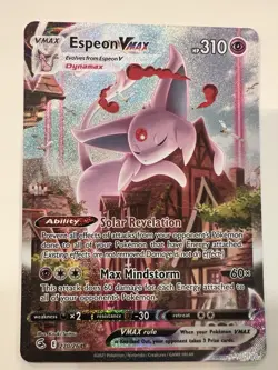 Pokemon TCG Espeon VMAX Alt Art 270/264 Fusion Strike Good Condition - Image 1