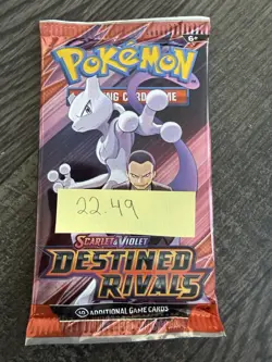 (VERY HEAVY) 22.49g Pokemon TCG Destined Rivals Booster Pack SEALED)✅ SIR PackU! - Image 3