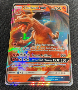 ULTRA RARE Charizard GX SM195 Black Star Promo Pokemon Detective Pikachu HP - Image 2