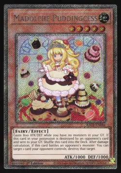 Madolche Puddingcess - RA04-EN186 - Platinum Secret Rare - 1st Edition Yugioh - Image 1