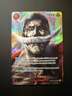 One Piece CCG Paramount War OP02-004 Edward Newgate Sp Alt Art NM - Image 1