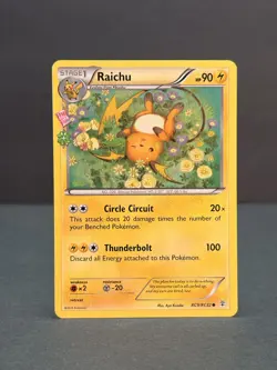 Raichu RC9/RC32 Radiant Collection Generations Pokemon Card 2016 LP - Image 1