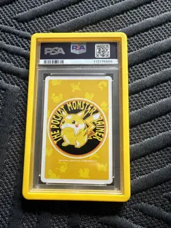 1998 Pokemon Yellow Deck Playing Card PSA 10 Pikachu Ace of Spades - Image 3