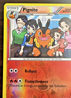 Pignite 26/113 Legendary Treasures Reverse Holo Pokemon TCG Card Near Mint NM - Image 2