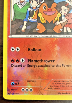 Pignite 26/113 Legendary Treasures Reverse Holo Pokemon TCG Card Near Mint NM - Image 4