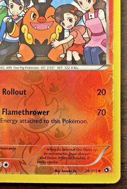 Pignite 26/113 Legendary Treasures Reverse Holo Pokemon TCG Card Near Mint NM - Image 5