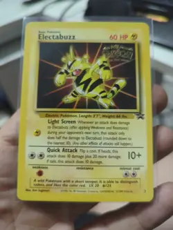 Pokemon Electabuzz #2 Warner Bros Movie Black Star Promo TCG Card - Image 1