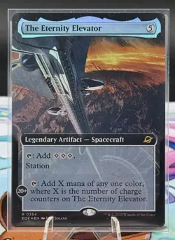 The Eternity Elevator (Extended Art) Foil - EOE #354 Rare - NM Edge of Eternitie - Image 1