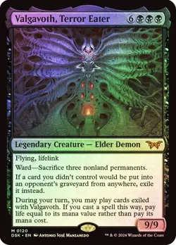 Valgavoth, Terror Eater Foil Duskmourn: House of Horror NM MTG - Image 1