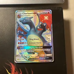 Pokemon TCG Charizard GX Hidden Fates SV49/SV94 Holo Full Art Ultra Rare - Image 1