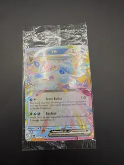 Sealed Pokemon TCG: Glaceon ex (026/131) Holiday Calendar Snowflake Stamp - Image 1