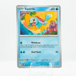 Pokemon TCG Squirtle 007/165 Sv: Scarlet & Violet 151 Regular Common - Image 1