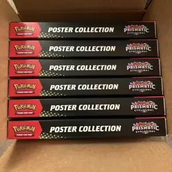 Case of 6 - Pokemon Scarlet & Violet Prismatic Evolutions Poster Collection - Image 1