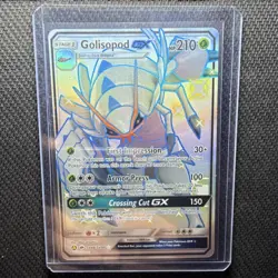 Pokemon Golisopod GX SV48/SV94 Hidden Fates Shiny Vault Shiny Holo Rare Full Art - Image 1