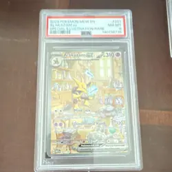 Pokemon 2023 Alakazam ex Special Illustration Rare 201/165 Holo PSA 8 - Image 2