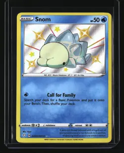 Pokemon SNOM SV033/SV122 (Shining Fates Shiny Vault) Baby Shiny - NM/Mint - Image 1
