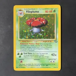 Pokemon Vintage Holo Vileplume 15/64 Jungle WotC 1999 - Image 1