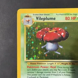 Pokemon Vintage Holo Vileplume 15/64 Jungle WotC 1999 - Image 2