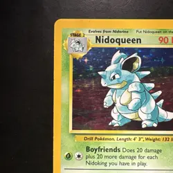 Pokemon Vintage Holo Nidoqueen 7/64 Jungle WotC 1999 - Image 2