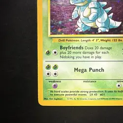 Pokemon Vintage Holo Nidoqueen 7/64 Jungle WotC 1999 - Image 5