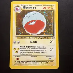 Pokemon Vintage Holo Electrode 2/64 Jungle WotC 1999 - Image 1