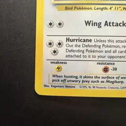 Pokemon Vintage Holo Rare Pidgeot 8/64 Jungle WotC 1999 - Image 5