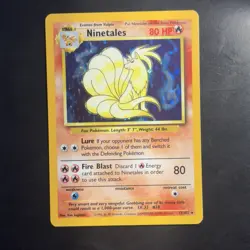 Pokemon Vintage Holo Ninetales 12/102 Base Set WotC 1999 - Image 1