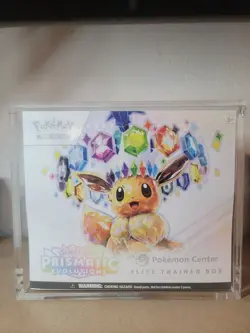 Prismatic Evolutions Pokemon Center Elite Trainer Box w/ Acrylic Case - Image 1