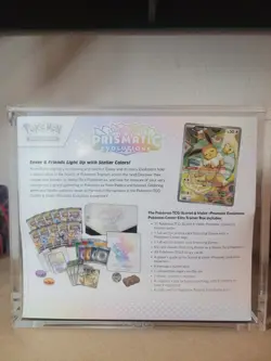 Prismatic Evolutions Pokemon Center Elite Trainer Box w/ Acrylic Case - Image 2