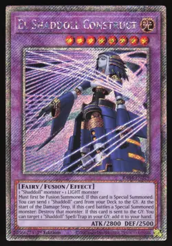 El Shaddoll Construct ALT ART - RA04-EN229 - Platinum Secret Rare - Yugioh - Image 1