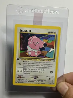 Snubbull 74/111 (NM) 1st Edition Common Neo Genesis 2002 WOTC Pokemon Card - Image 3