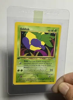 Oddish 68/111 (LP) 1st Edition Common Neo Genesis 2002 WOTC Pokemon Card - Image 3