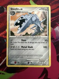 Steelix 38/130 Diamond & Pearl Base Rare Pokemon Card - Image 1