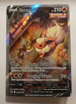 Flareon V SWSH179 SWSH: Sword & Shield Promo Cards Holo - Image 1