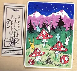 MTG ARTIST PROOF MTG Argothian Pixies AP Sketch Art Amy WEBER - Image 1