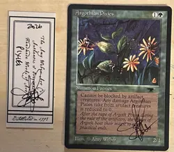 MTG ARTIST PROOF MTG Argothian Pixies AP Sketch Art Amy WEBER - Image 2