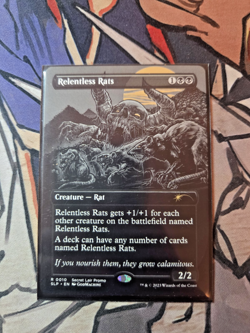 MTG Relentless Rats Secret Lair Promo 0010 - NM Regular - Image 1