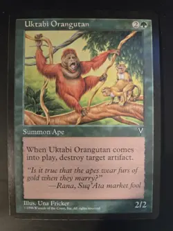 Uktabi Orangutan NM Visions MTG FREE SHIPPING - Image 1